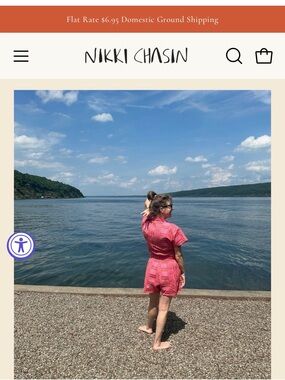 NWT Nikki Chasin x The House That Lars Built Camper Short Small